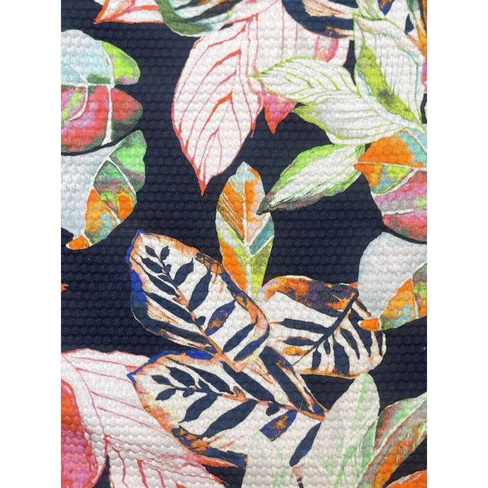 Maaji Jungle Print & Turquoise Reversible Bikini Bottom Sz S New